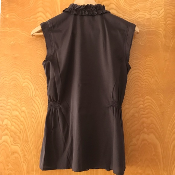 Converse Purple Ruffled Sleeveless Top - Picture 2 of 3